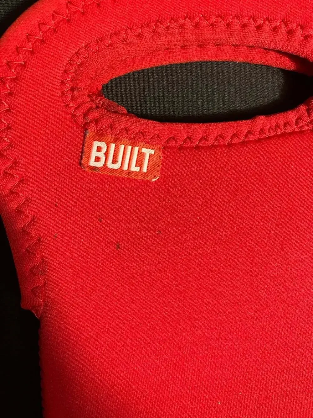 Built One Bottle Tote Neoprene Red